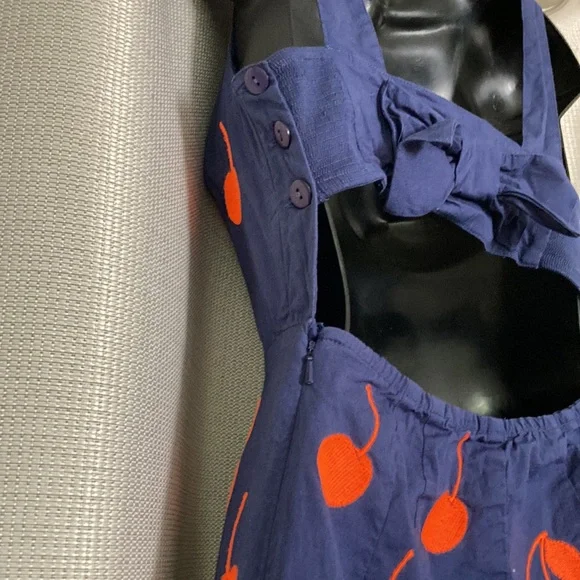 SOLD 🎉HP🎉 Leifnotes Anthropologie cherry dress - Picture 3 of 5